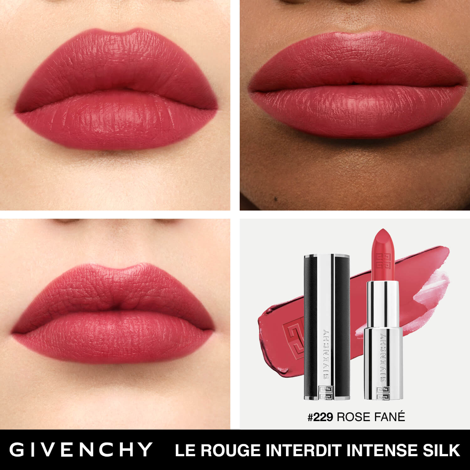 LE ROUGE INTERDIT INTENSE SILK (LABIAL SEMI MATE)